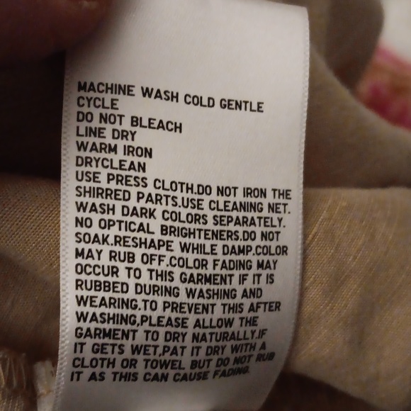 💜 3/$15💜Casual Khaki Women's Maxi Sundress w Pockets & Tie Straps, Small💜 - Picture 8 of 8